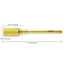 PANA Professional Pana Gold Large Dome Top Barrel Carbide Bit (Extra Fine) 3/32" Shank Size PANA
