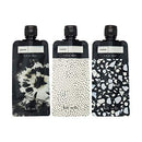 Kitsch Ultimate Travel Bottles Set, Travel Containers, Carry on, TSA approved - 3pcs (Black & Ivory) Kitsch