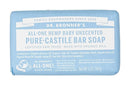 Dr. Bronner’s - Pure-Castile Bar Soap (Baby Unscented, 5 ounce) - Made with Organic Oils, For Face, Body and Hair, Gentle for Sensitive Skin and Babies, No Added Fragrance, Biodegradable, Vegan Dr. Bronner's