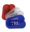 TRU BARBER HAIR GRIPPERS 3 COLORS BUNDLE PACK 6 PCS for Men and Women - Salon and Barber, Hair Clips for Styling, Hair holder Grips (Red/White/Blue) TRU BARBER