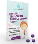 Plaque Disclosing Tablets for Teeth, 96 Count, Dental Disclosing Tablets for Kids or Adults, Shows Plaque, Helps Teach Kids Teeth Brushing Habits for Clean Teeth, by Fresh Knight, Pack of (1) FRESH KNIGHT