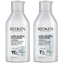 Acidic Bonding Concentrate Shampoo & Conditioner Bundle for Damaged Hair | Hair Repair | For All Hair Types | Bonding REDKEN