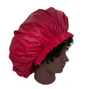 ELEBOX Premium Collection Super Jumbo Shower Cap Red ELEBOX