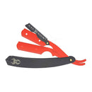 Barber Straight Razor, Professional Barber Straight Edge Razor - Barber Razor Compatible with Straight Razor Edge for Barber by Black Widow (1.5mm) (Red and Matte Black) Black Widow Executive Brand Razor Store