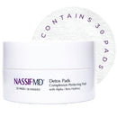 NassifMD Exfoliating Detox Pads | Surgeon-Created AHA/BHA Facial Pads for Deep Cleansing, Smoother Texture & Glowing Skin | Reduces Pores, Firms, Brightens Infinity Warehouse