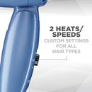 Conair Travel Hair Dryer with Dual Voltage, 1600W Compact Hair Dryer with Folding Handle, Travel Blow Dryer Infinity Warehouse
