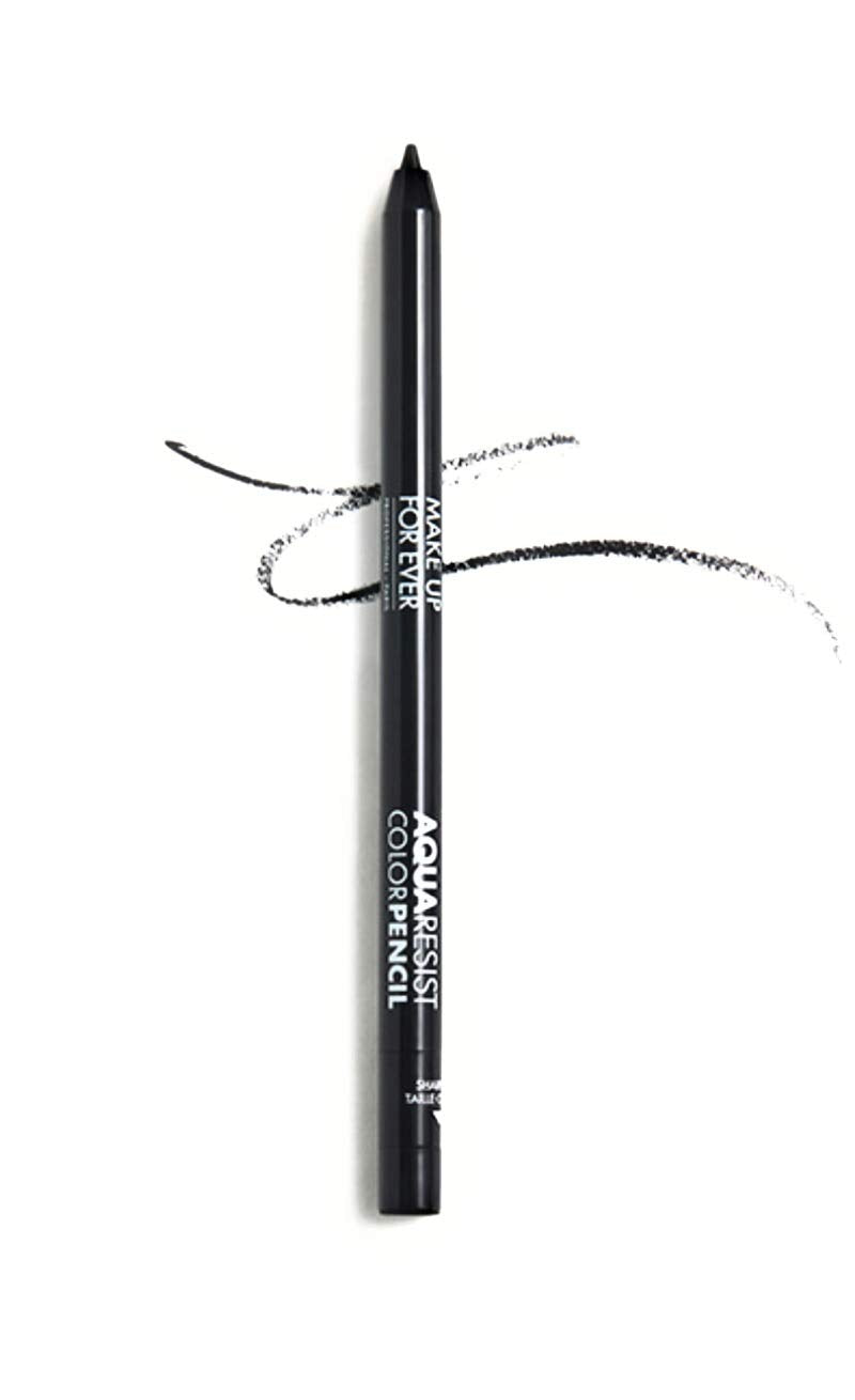 MakeUp For Ever Aqua Resist 24 Hour Waterproof Full Impact Glide Eyeliner Color Pencil Eyeliner 1 - Graphite .5g Full Size make up forever