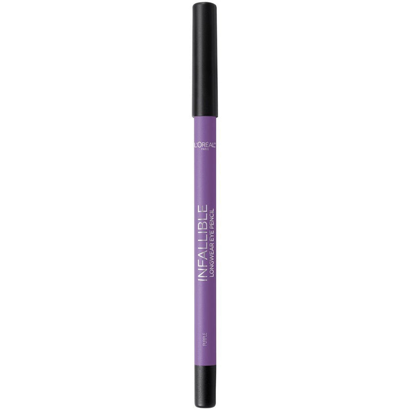 L'Oreal Paris Makeup Infallible Pro-Last Pencil Eyeliner, Waterproof and Smudge-Resistant, Glides on Easily to Create any Look, Purple, 0.042 Oz. L'Oreal Paris