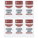 Schmidt's Natural Deodorant Cedarwood + Juniper 2.65 Oz (6 Pack) Schmidt's