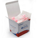 Wellgler's Disposable Oral Care Swabs, Sterile Sponge Mouth Swabs (100pcs, pink) wellgler