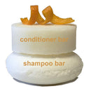 Whiff Shampoo Bar & Conditioner Bar ORANGE ZEST Essential Oils, Limited Ingredients, No Colorings, Concentrated Formula, Made USA Whiff Botanicals Store