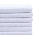 SINLAND Premium Microfiber washcloth Waffle Weave Facial Cleansing Cloth Face Cloth and Body Cloths(13Inchx13Inch 12pack, White) SINLAND