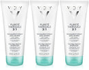 Vichy Pureté Thermale 3-in-1 One Step Facial Cleanser, Gentle Cleansing Milk, Toner, and Makeup Remover, 6.7 Fl Oz (Pack of 3) Vichy