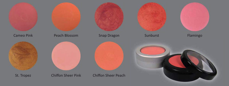 Pure Ziva Snapdragon Red Rouge Crimson Vegan Long Lasting Cream Blush Lightweight Breathable Feel Sheer to Full Color Natural Look Dewy Finish Face Makeup Talc & Paraben Free No Animal Testing Pure Ziva