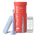 hum by Colgate Smart Electric Toothbrush Kit, Rechargeable Sonic Toothbrush with Travel Case and Replacement Head, Blue Colgate Store
