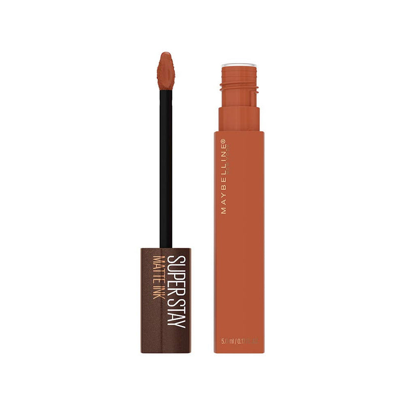 Maybelline New York SuperStay Matte Ink Liquid Lipstick, Coffee Edition, Caramel Collector, 0.17 Ounce Maybelline New York