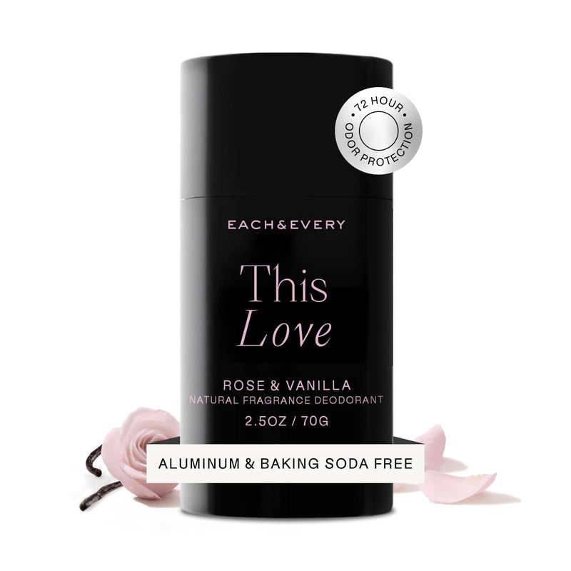 Each & Every Aluminum Free Deodorant for Women & Men - All Natural Deodorant for Sensitive Skin, EWG Verified - Clean, Baking Soda-Free, Plant-Based Fragrance, Raspberry & Mandarin, 2.5oz Infinity Warehouse