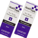 Nail Tek Xtra 4, Nail Strengthener for Weak and Damaged Nails, Prevent Nails From Peeling, Cracked, and Brittle Nails, 0.5 oz, 2-Pack Nail Tek