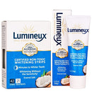 Lumineux Oral Essentials Teeth Whitening Strips and Toothpaste - Sensitivity Free - Dentist Formulated and Certified Non-Toxic - No Artificial Flavors, Colors and SLS Free Oral Essentials