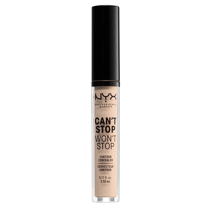 NYX PROFESSIONAL MAKEUP Can't Stop Won't Stop Contour Concealer, 24h Full Coverage Matte Finish - Alabaster NYX PROFESSIONAL MAKEUP