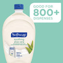 Softsoap - US05264A SOFTSOAP Liquid Hand Soap Refill, Soothing Aloe Vera, 50 Ounce Bottle, Bathroom Soap, Bulk Soap, Moisturizing Hand Soap, Premium Scented Hand Soap (Pack of 6) Softsoap