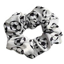 Sportybella Soccer Scrunchie, Soccer Hair Accessories, Premium Velvet No Crease Soccer Hair Scrunchies Gift for Girls Sportybella