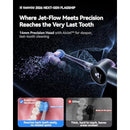 RANVOO AirJet X5 [Next-Gen Jet-Flow | Maximum Clean Power] Sonic Electric Toothbrush, 100% Plaque Removal, Whitening & Gum Care, 60-Day Battery Life, Rechargeable with 3 Pro Brush Heads, Pale Violet Infinity Warehouse