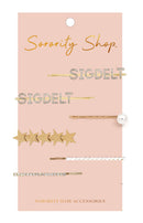 Sigma Delta Tau - Sorority Hair Clips - 6/pack Sorority Shop