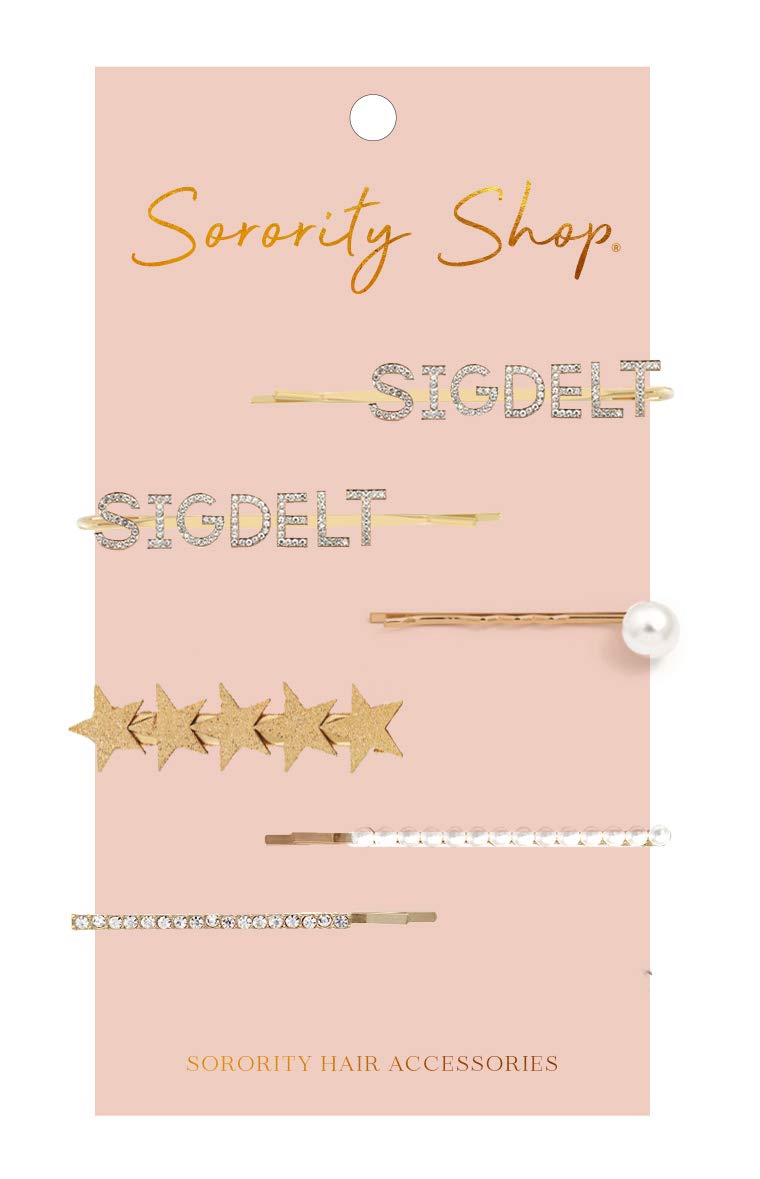 Sigma Delta Tau - Sorority Hair Clips - 6/pack Sorority Shop