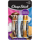 ChapStick S'mores Collection Graham Cracker, Marshmallow and Milk Chocolate Flavored Lip Balm Tubes Variety Pack, Lip Care - 0.15 Oz (Pack of 3) Chapstick