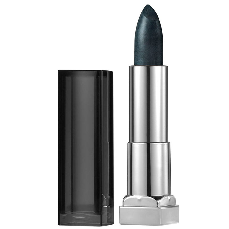 Maybelline New York Color Sensational Dark Silver Lipstick Metallic Lipstick, Gunmetal, 0.15 oz Maybelline New York