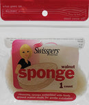 Swisspers 2 Piece Walnut Exfoliating Sponge, 0.64 Ounce Swisspers