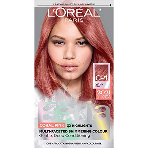 L'Oreal Paris Feria High Intensity Multi-Faceted Shimmering Permanent Hair Color, 3X Highlights, Gentle , Deep Conditioning Hair Dye L'Oréal Paris