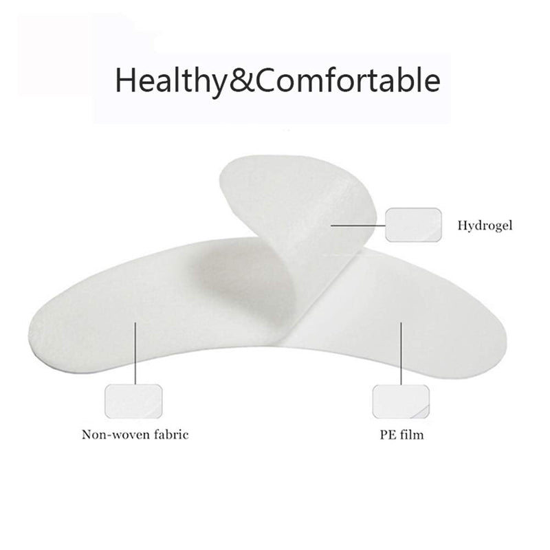 LANKIZ Eye Pads for Lash Extensions Under Eye Gel Pads for Eyelash Extensions Lint Free Hydrogel Eye Patches Eyelash Extension Supplies 100 pairs LANKIZ