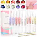 Morovan Nail Cuticle Oil Pen Gel Nail Oil Pen Nail Nourishment Polish With Vitamins Moisturized Gel Nail Polish Repair Pen For Gel Nails Morovan