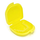 Genco Dental Retainer Case with Vent Holes - Orthodontic container for holding retainers, aligner, night-guard/mouth-guard. Small and Durable retainer case (Yellow) Genco Dental