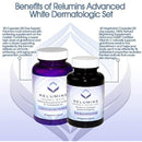 Relumins Advanced White Set - 1650mg Glutathione Complex (90 Capsules) and Advanced Vitamin C with Rose Hips and Bioflavonoids (60 Capsules) Bundle Infinity Warehouse