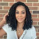8 Packs Box Braids Crochet Hair With Curly Ends Goddess Box Braids Crochet Braids 3X Bohemian Braiding Hair for Black Women(12 Inch, 1B)…… FIRSTCYH HAIR