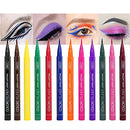 12 Colors Matte Liquid Eye liner Set for Eye Makeup, Waterproof Superstay Long Lasting Matte Eye Liners Pencil by Rechoo (12 Rainbow Colors) Rechoo