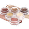 LUXAZA 6 PCS Neutral Brown Cream Eyeshadow Set, Shimmer and Matte Cream Eye Shadows,High Pigmented Metallic Creamy Smoky Eyeshadow Longwear Waterproof Eye Makeup LUXAZA