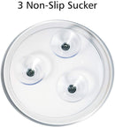 Glam Hobby15X Magnifying Mirror – Use for Makeup Application - Tweezing – and Blackhead/Blemish Removal – 6.3 Inch Round Mirror with Three Suction Cups for Easy Mounting Glam Hobby