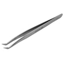 LASHVIEW LT02 Application Tweezers for Individual and 3D 6D Volume Mink Eyelash Extensions Curved Point Tweezers Professional Stainless Steel Precision Tweezers (LT02) LASHVIEW