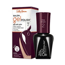 Sally Hansen Salon Gel Polish Nail Lacquer, Pat On The Black, 0.14 Fl Oz Sally Hansen