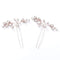 Yean Rhinestone Bridal Hair Pins Crystal Wedding Hair Piece Fashion Hair Accessories for Women and Girls (Rose gold) Yean