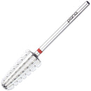 PANA Nail Carbide Volcano Bit - Two Way Rotate use for Both Left and Right Handed - Fast remove Acrylic or Hard Gel - 3/32" Shank - Manicure, Nail Art, Drill Machine (3x Coarse, Silver) PANA