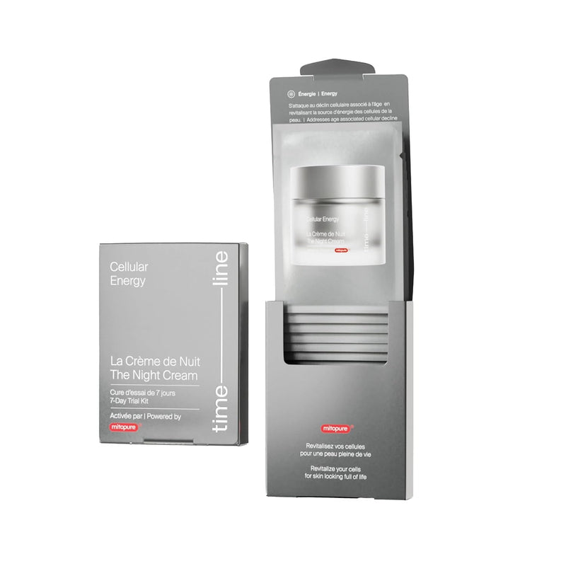 The Night Cream powered by Mitopure (Urolithin A) Helps skin regenerates overnight, clinically proven to boost skin hydration and significantly reduce wrinkles appearance. 1.69oz (50ml) - Infinity Warehouse