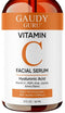 100% PURE VITAMIN C SERUM FOR FACE, Anti Aging Serum with Hyaluronic Acid, Vitamin E, MSM, Aloe Vera, Jojoba Oil, Amino Blend, Hydrating Serum for Dark Spots, Fine Lines and Wrinkles, Skin Repair, Pore Clearing, Acne Scars, Organic Vegan Ingredients - DOU Infinity Warehouse