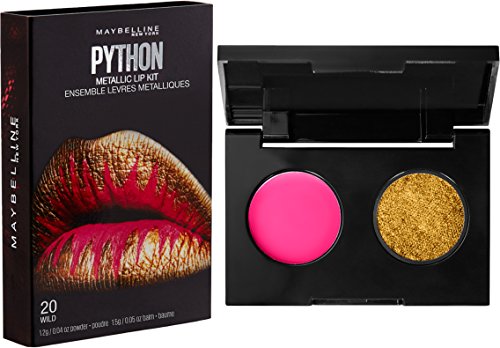 Maybelline New York Lip Studio Python Metallic Lip Makeup Kit, Wild, 0.09 oz. Maybelline New York