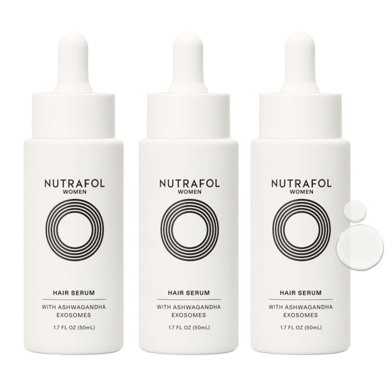 Nutrafol Women's Hair Serum, Supports Visibly Thicker and Stronger Hair, Vegan, Lightweight and Fast-Absorbing Infinity Warehouse