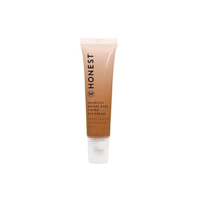 Honest Beauty Honestly Bright Eyes Tinted Eye Cream, Terracotta with Hyaluronic Acid + Squalene | EWG Certified + Dermatologist Tested & Vegan + Cruelty Free | 0.5 fl. oz. Honest Beauty